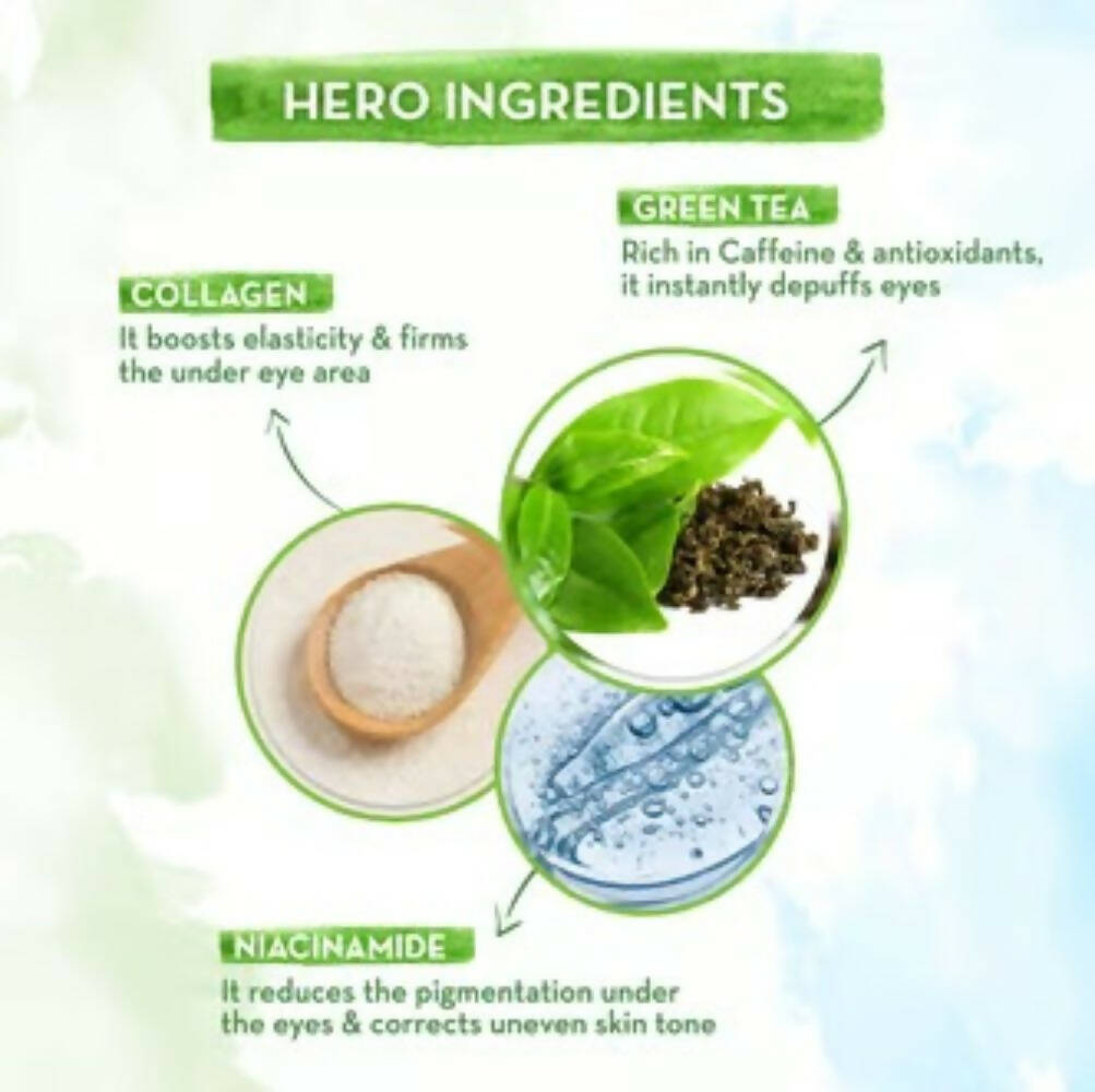 Mamaearth Green Tea Under Eye Patches - Distacart