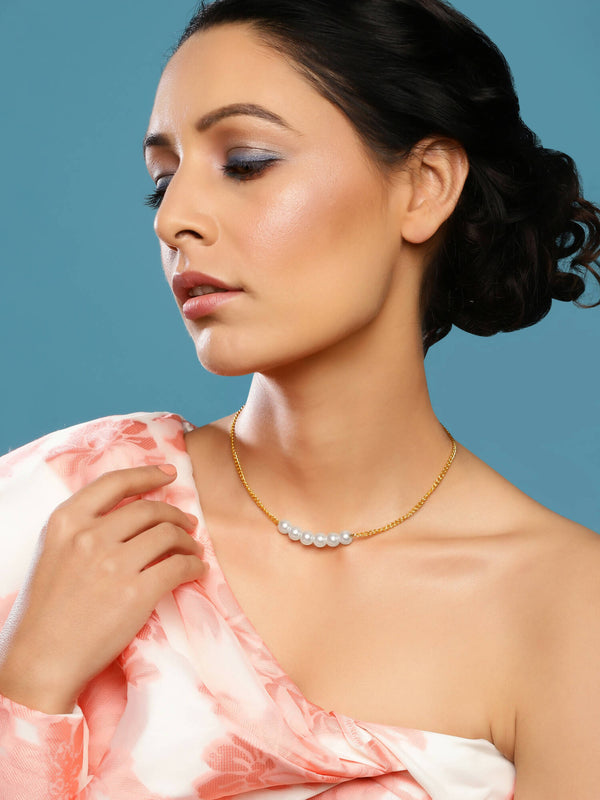 Pearl Neckpiece - Ruby Raang - Distacart