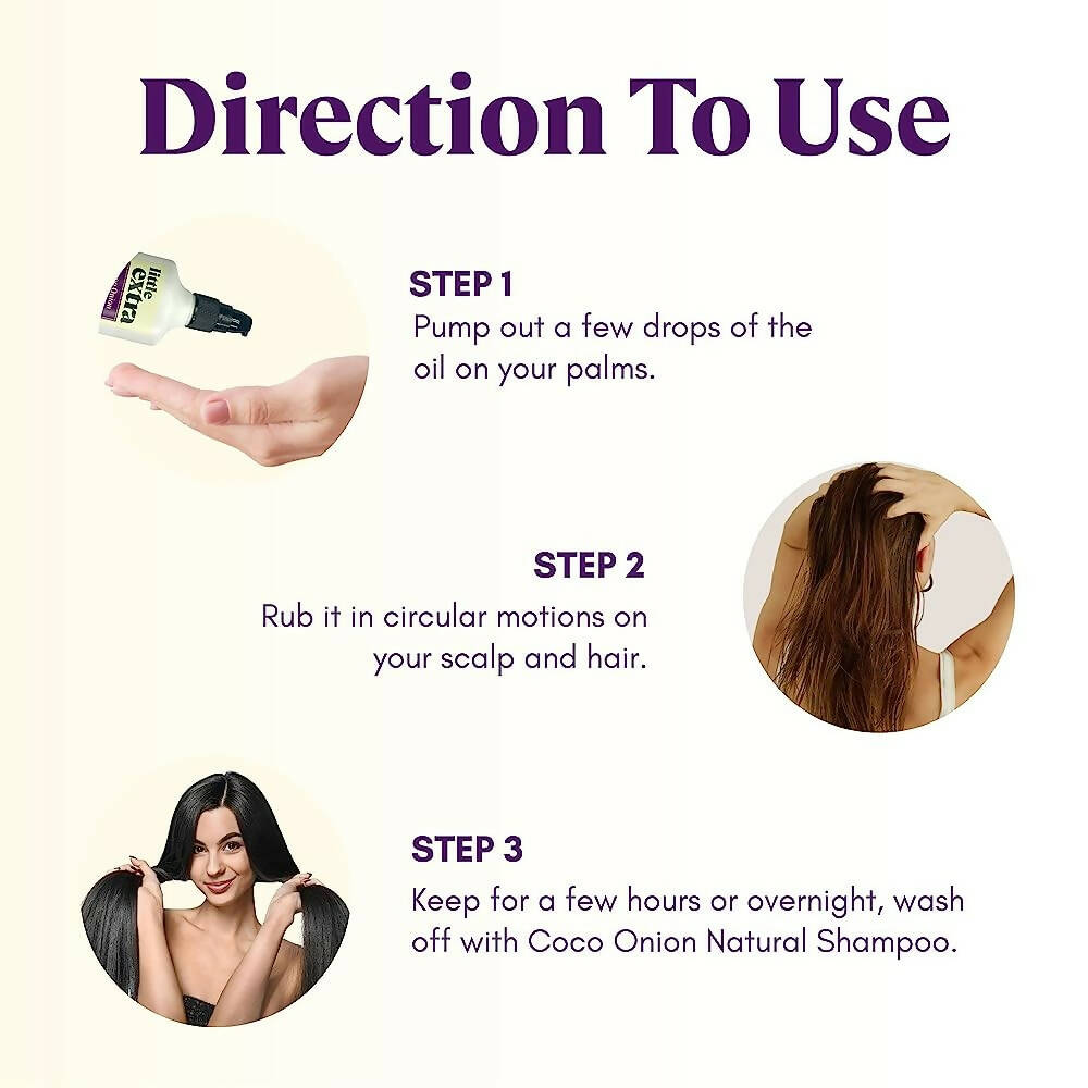 Little Extra Coco Onion Natural Hair Oil - Distacart