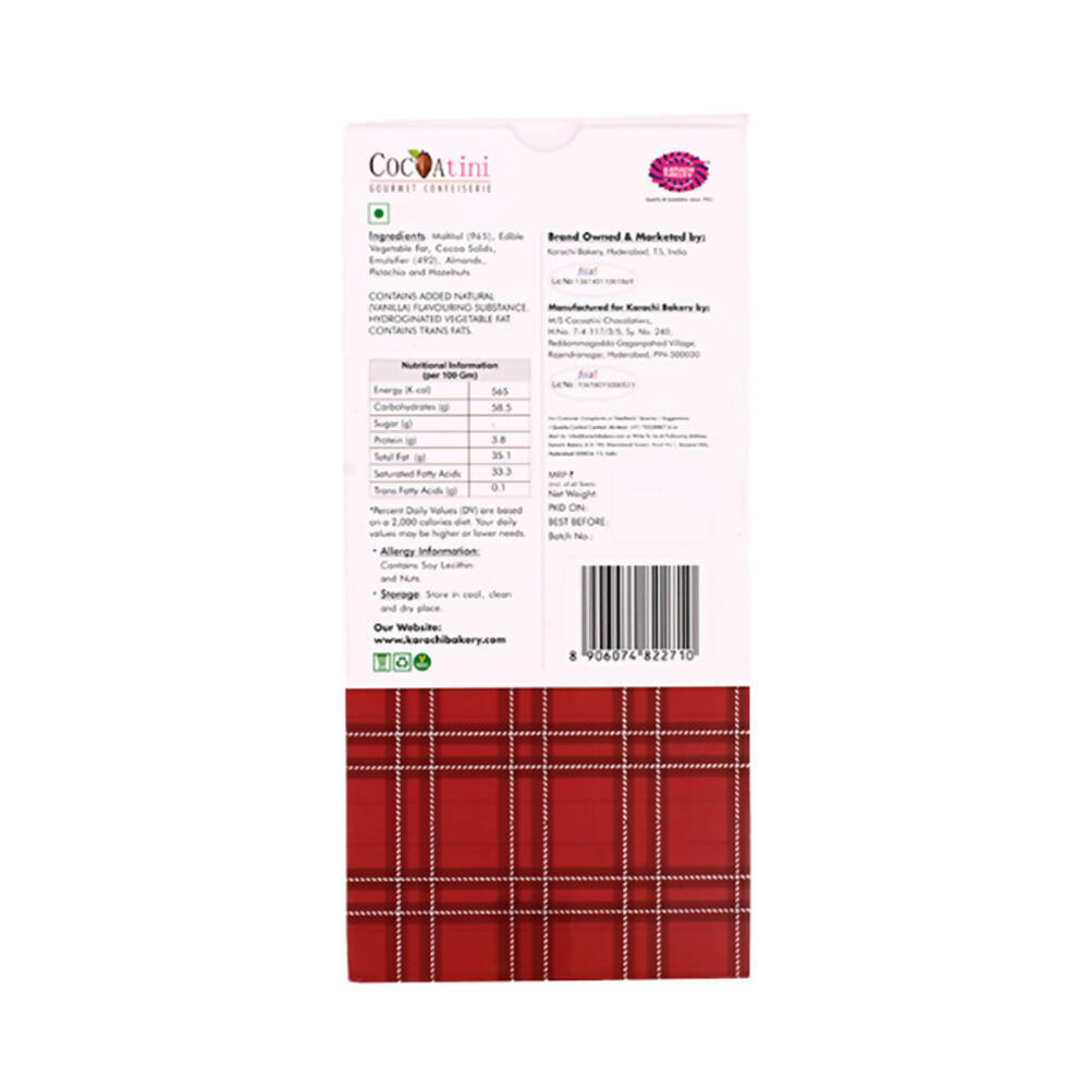 Cocoatini Sugar-Free Almond Chocolate Bar - Distacart