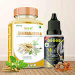 Thumbnail for Divya Shree Ashwagandha Capsule & Musli Oil Combo - Distacart
