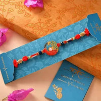 Thumbnail for Peacock Rakhi And Kesar Pista Karachi Halwa