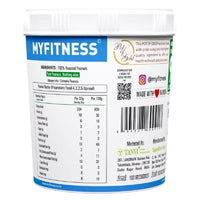 Thumbnail for Myfitness All Natural Unsweetened Peanut Butter Crunchy - Distacart