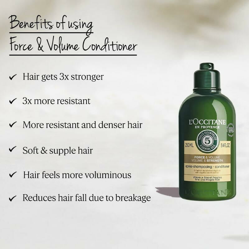 L'Occitane Volume & Strength Conditioner - Distacart