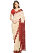 Thumbnail for Vamika Sambalpuri Ikat Cotton Special Buti Tasrite & Maroon Saree - Distacart