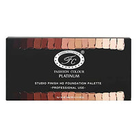 Thumbnail for Fashion Colour Studio Finish HD Foundation Palette- 10 HD Cream Makeup Shades - Distacart