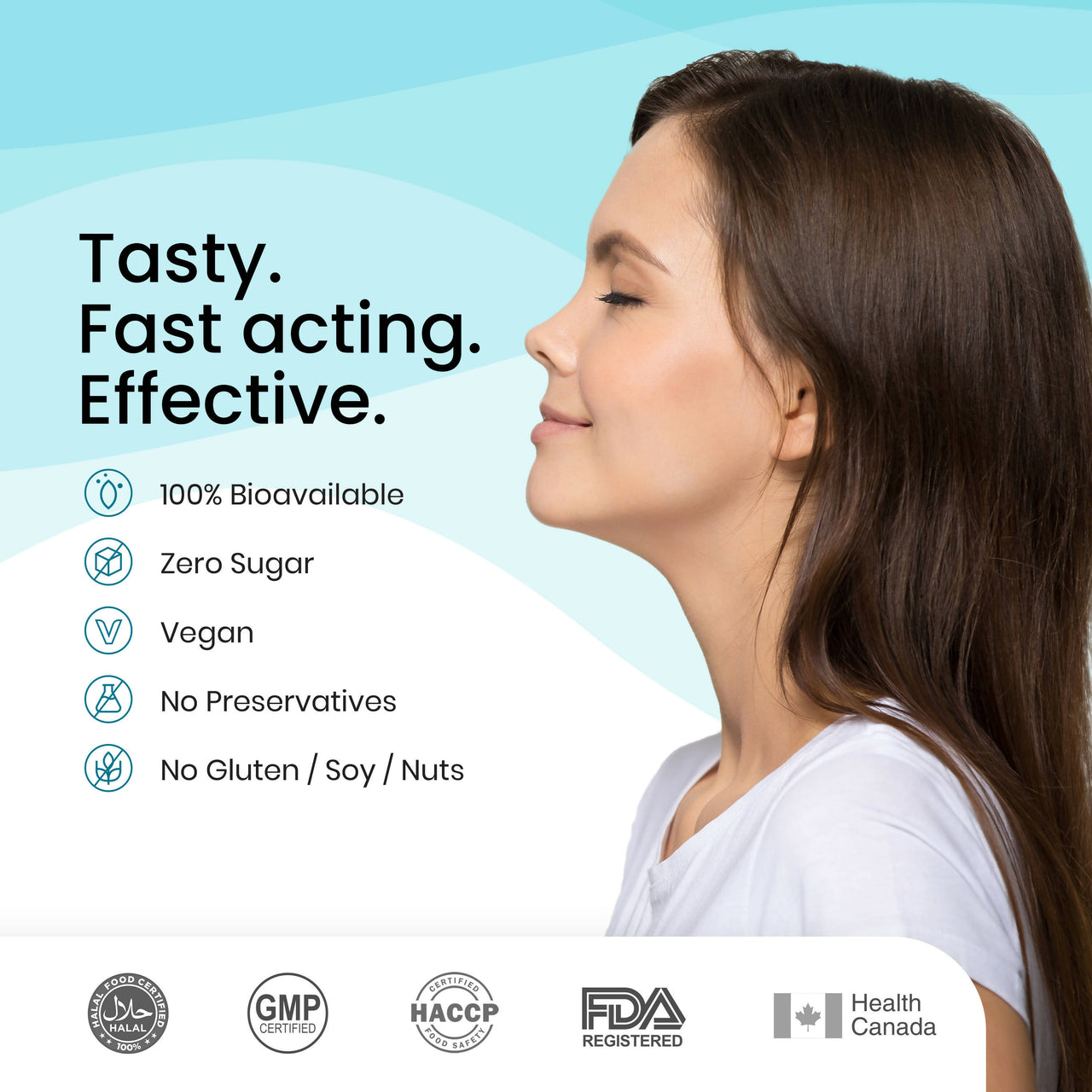 Wellbeing Nutrition Melts instant Throat Relief Oral Strips-Soothing Ginger Lemon Honey Flavor - Distacart