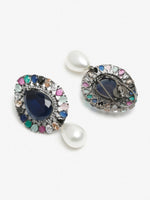 Thumbnail for Multicoloured Contemporary Studs Earrings - Ruby Raang - Distacart