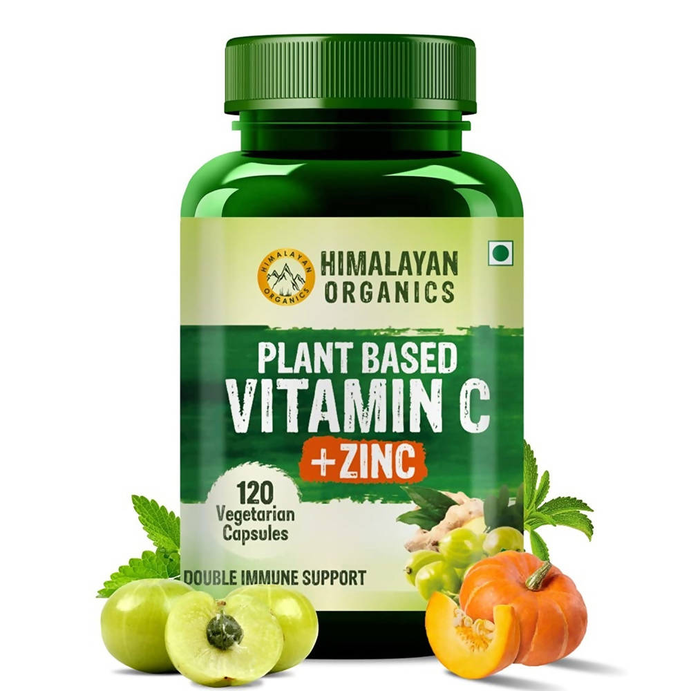 Himalayan Organics Plant Based Vitamin C + Zinc Double Immune Support: