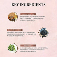 Thumbnail for Just Herbs Anti Hairfall Natural Hair Mask With Castor & Black Onion Seed - Distacart