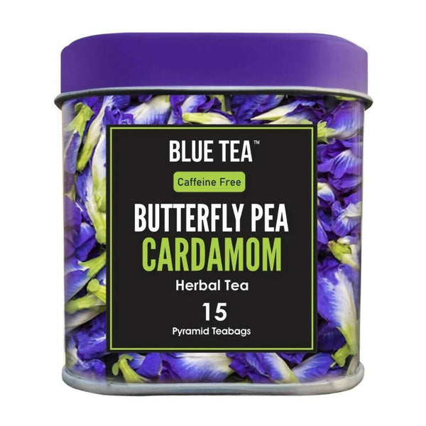 Blue Tea Butterfly Pea Cardamom Herbal Tea Bags - Distacart