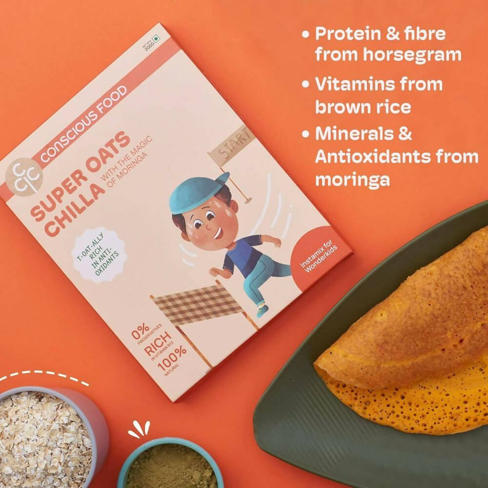Conscious Food Super Oats Chilla - Distacart