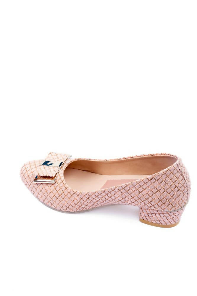 Tiny Bugs Girls Party Wear Ballerinas - Rose Gold - Distacart