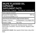 Thumbnail for Inlife Flaxseed Oil Capsules With Gelatin