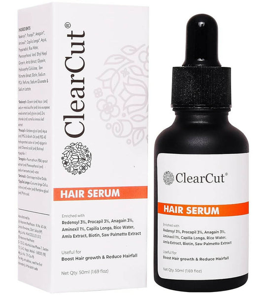 ClearCut Hair Growth Serum For Hair Fall Control - Distacart
