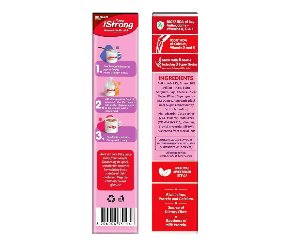 Manna iStrong Millet Health Drink Mix For Women - Distacart
