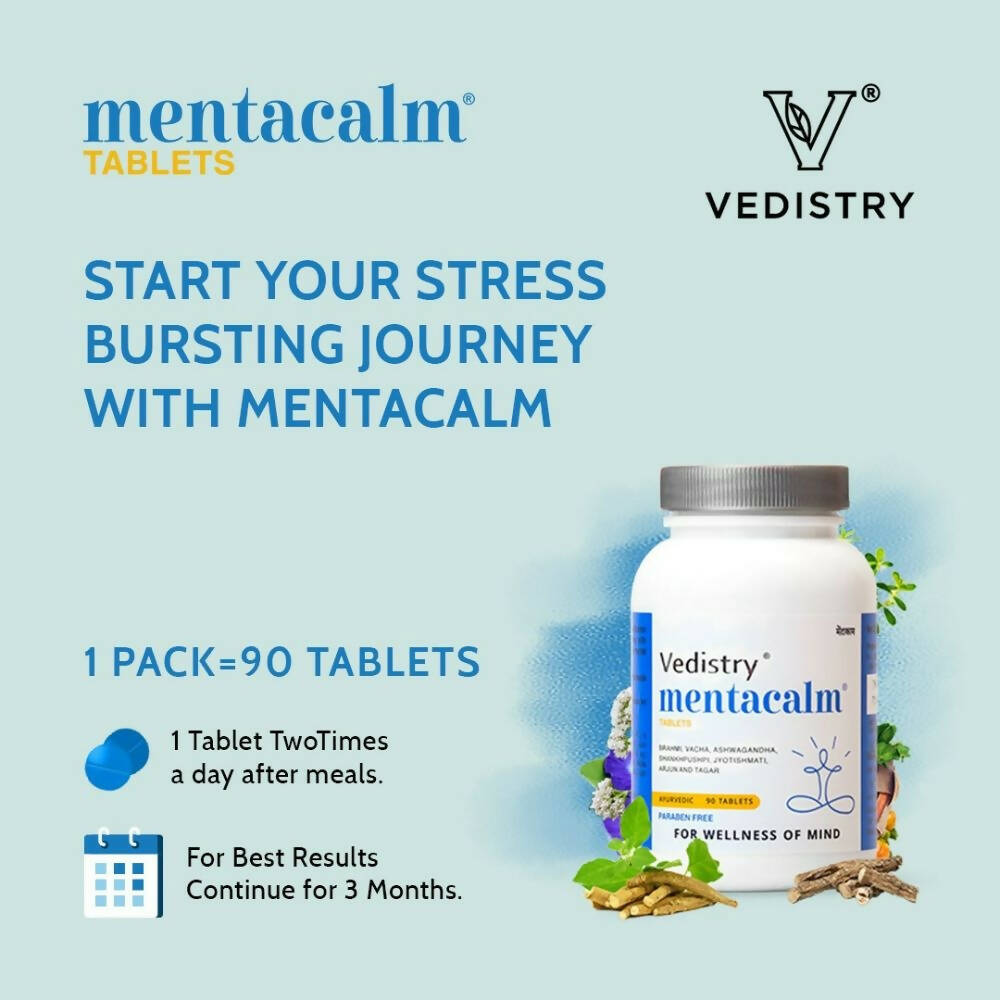 Vedistry Mentacalm Tablets - Distacart