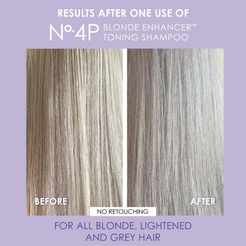 Olaplex No. 4P Blonde Enhancer Purple Toning Shampoo - Distacart