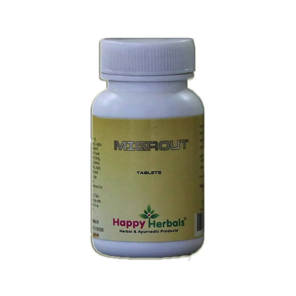 Happy Herbals Migrout Tablets - Distacart