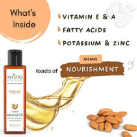 Thumbnail for Mystiq Living Originals Sweet Almond Oil - Distacart