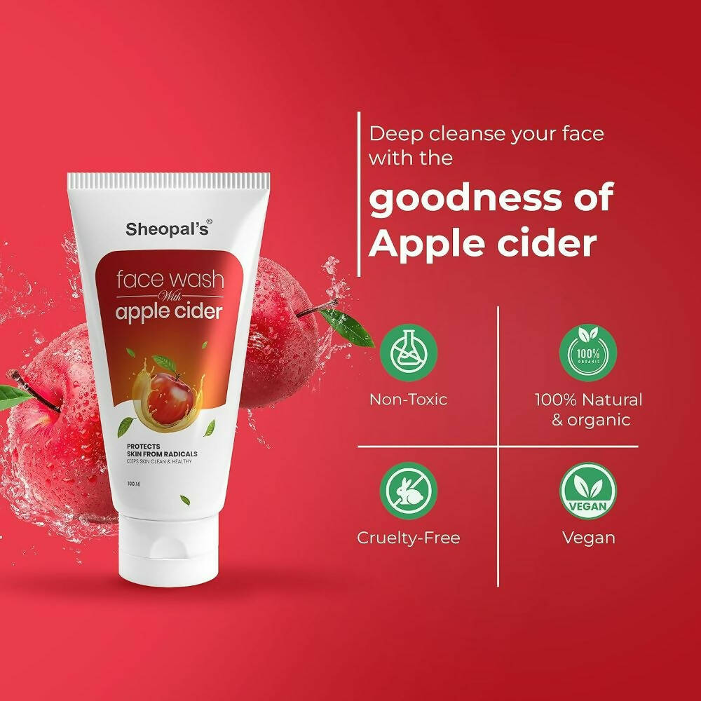 Sheopal's Apple Cider Face Wash - Distacart