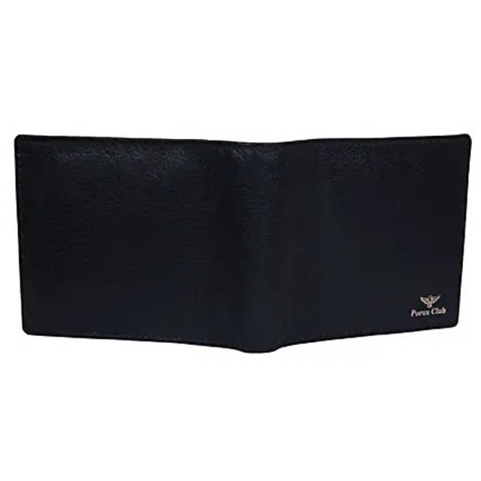 Traditional Kundan Rakhi And Black Men's Wallet - Distacart