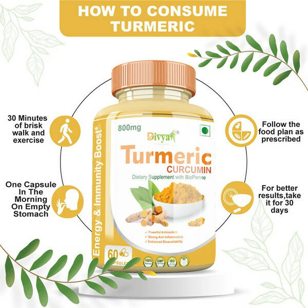 Divya Shree Turmeric Curcumin Capsules - Distacart