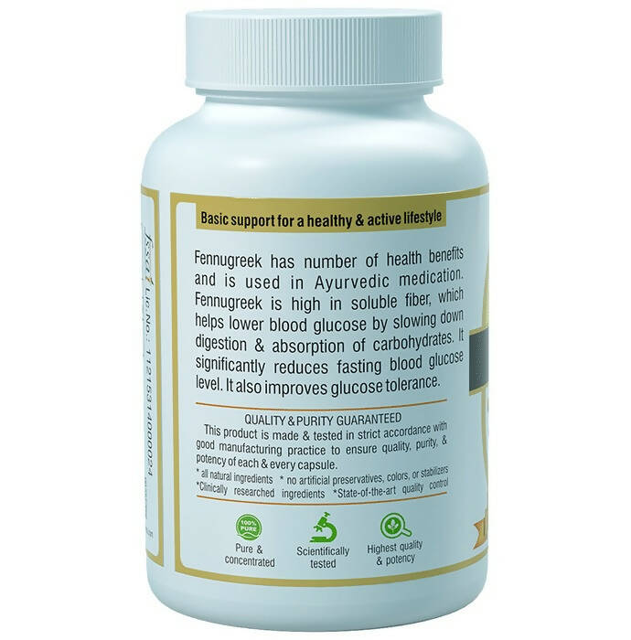 Sushrut Ayurved Good Health Fennugreek Veg Capsules - Distacart