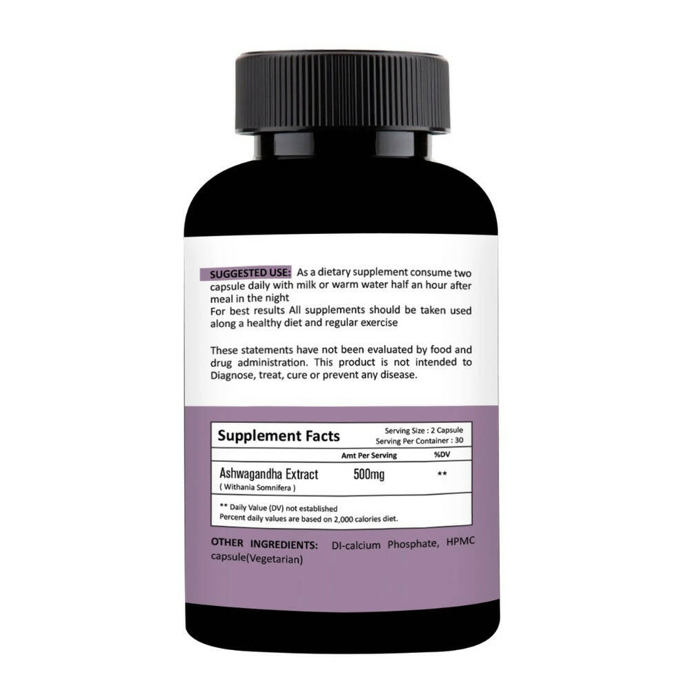 Nutracology Ashwagandha Tablets For Stamina Energy and Strength - Distacart