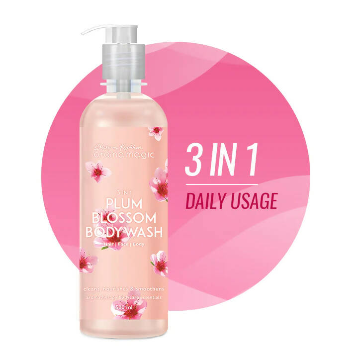 Blossom Kochhar Aroma Magic 3In1 Plum Blossom Bodywash - Distacart