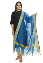 Thumbnail for Mominos Fashion Blue Handloom Cotton Dupatta