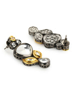 Thumbnail for Silver-Plated Contemporary Drop Earrings - Ruby Raang - Distacart