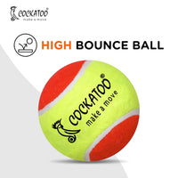 Thumbnail for Cockatoo Rubber Cricket Tennis Ball (Pack of 2) - Distacart