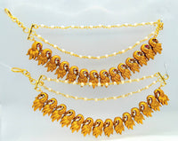 Thumbnail for Matt Finish Peacock Ear side chain pair