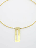 Thumbnail for NVR Women Gold-Plated Circular Choker Necklace - Distacart