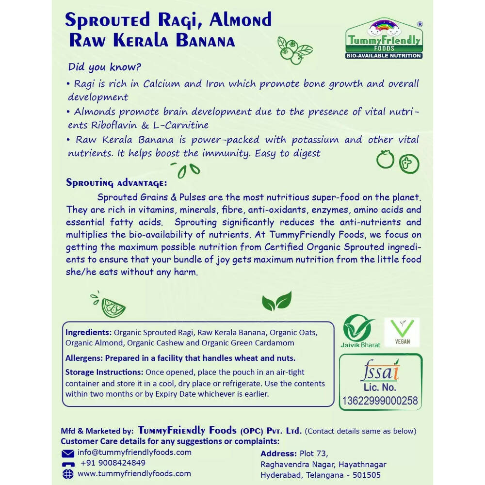 TummyFriendly Foods Certified Organic Baby Food For Toddlers, 1 Year Plus - Distacart