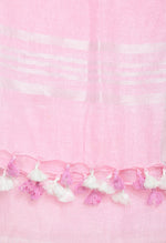 Thumbnail for Mominos Fashion Moeza Linen Baby Pink Dupatta