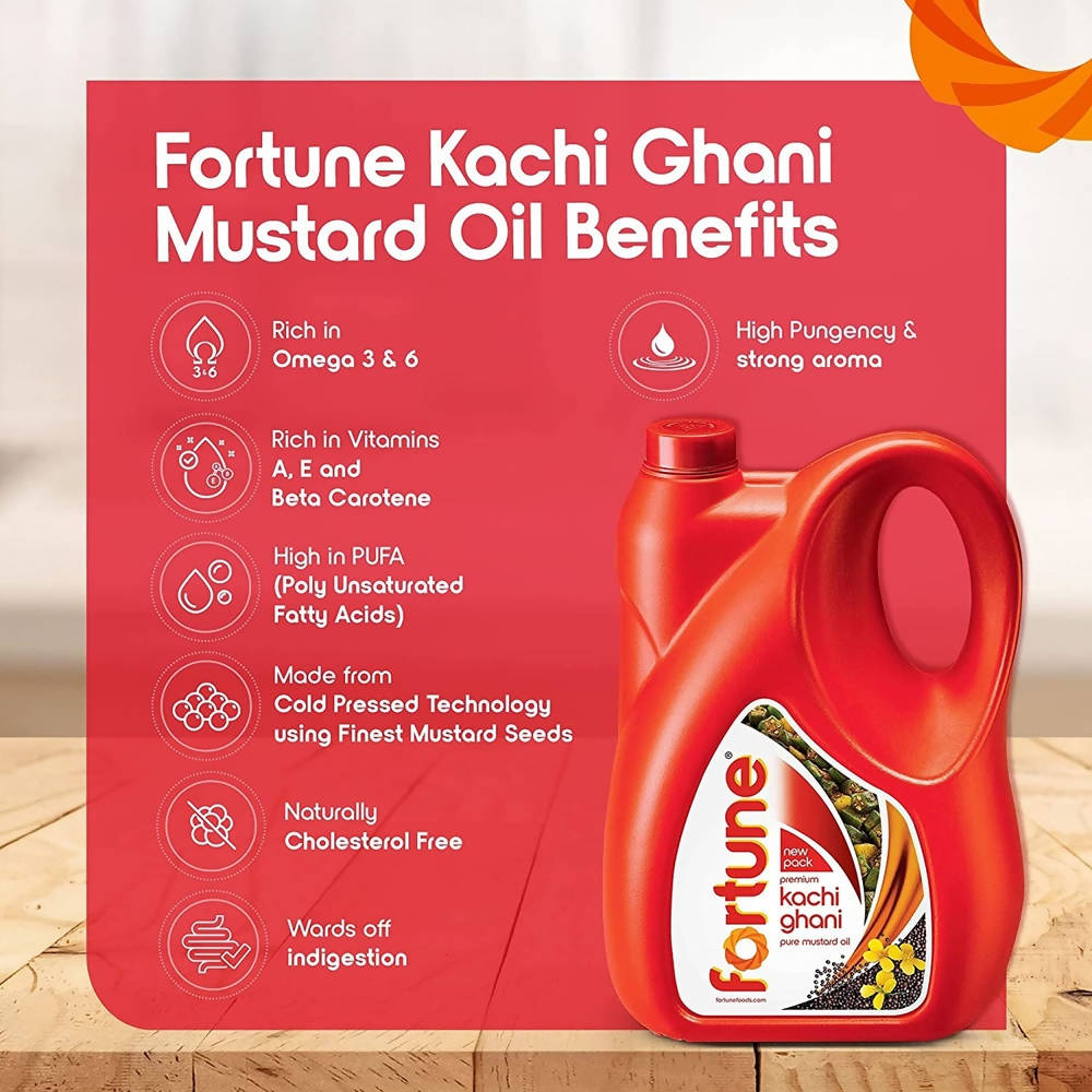 Fortune Premium Kachi Ghani Pure Mustard Oil - Distacart