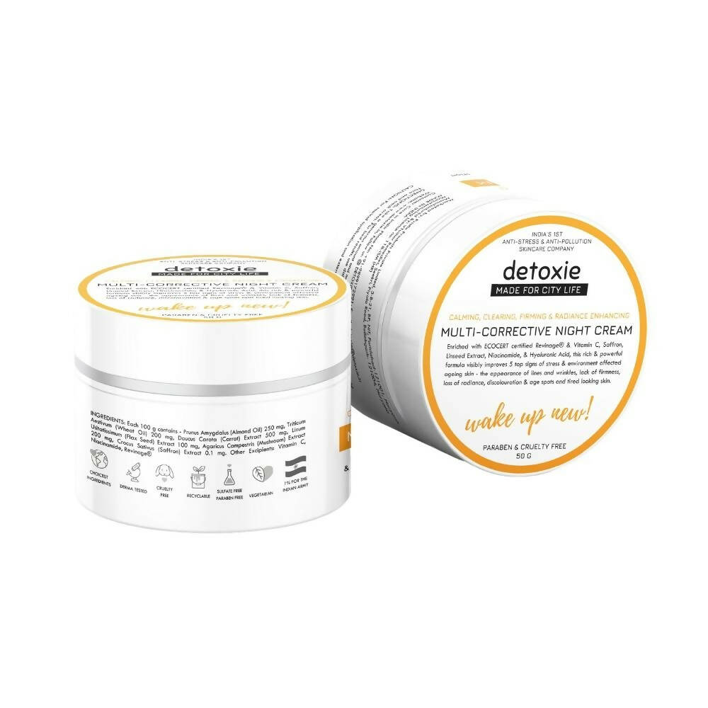 Detoxie Multi-Corrective Night Cream - Distacart