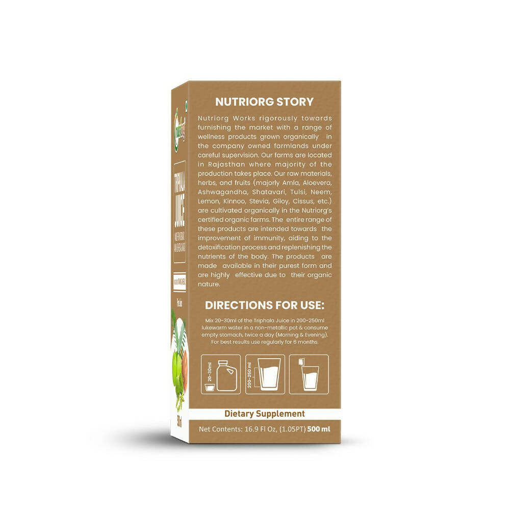 Nutriorg Triphala Juice - Distacart