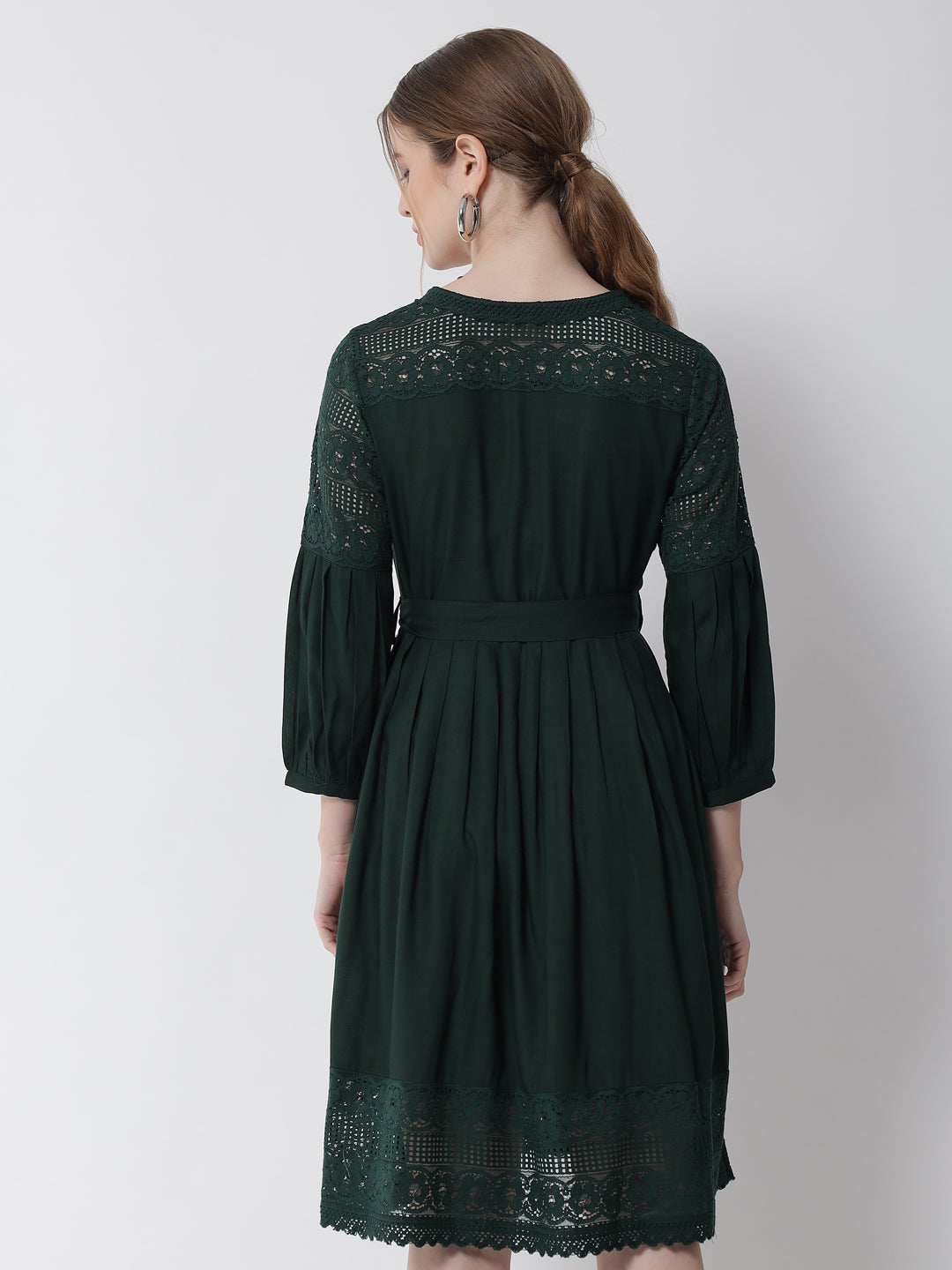 NOZ2TOZ Women Summer Green Dress - Distacart