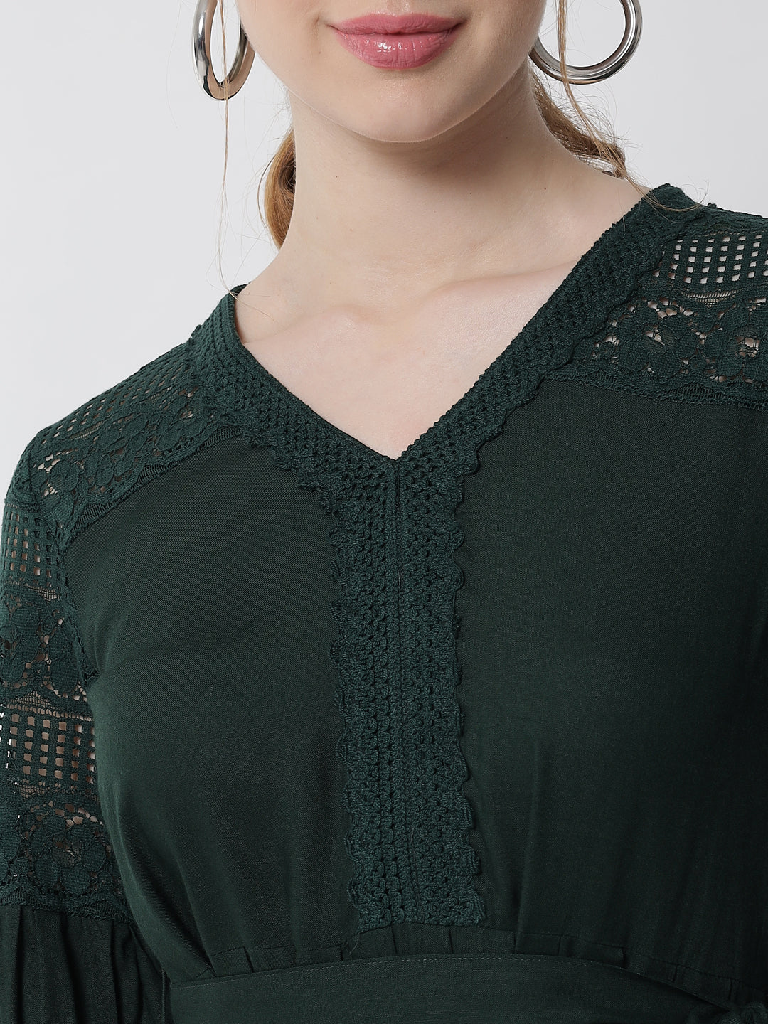 NOZ2TOZ Women Summer Green Dress - Distacart