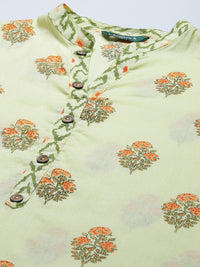 Thumbnail for NOZ2TOZ Women Yellow Ethnic Motifs Kurta - Distacart