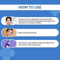 Thumbnail for The Derma Co 1% Salicylic Acid Gel Face Wash For Active Acne