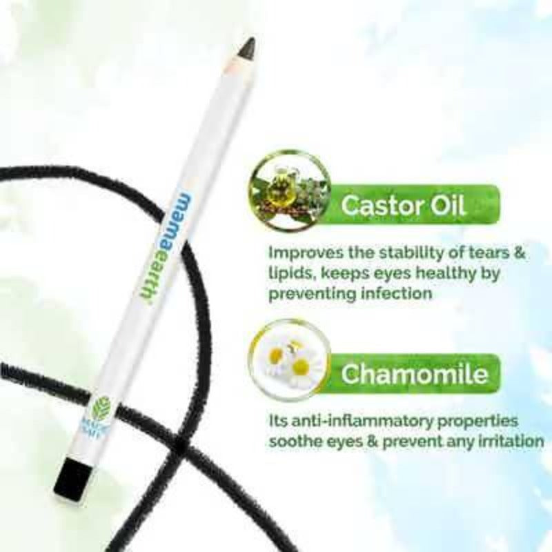 Mamaearth Charcoal Black Long Stay Kohl