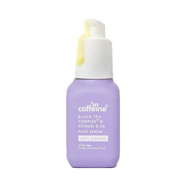 mCaffeine Retinol 0.3% & Black Tea Complex Anti Aging Face Serum - Distacart