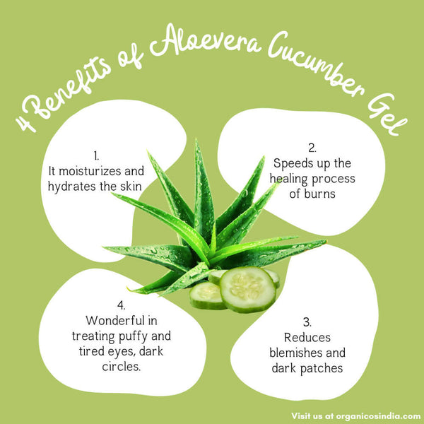 Organicos Aloevera Cucumber Gel - Distacart