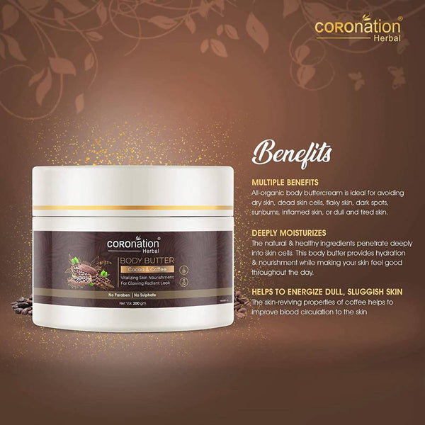 Coronation Herbal Cocoa & Coffee Body Butter - Distacart