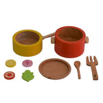 Thumbnail for Nesta Toys Wooden Gas Stove and Cooking Set For Kids - Distacart