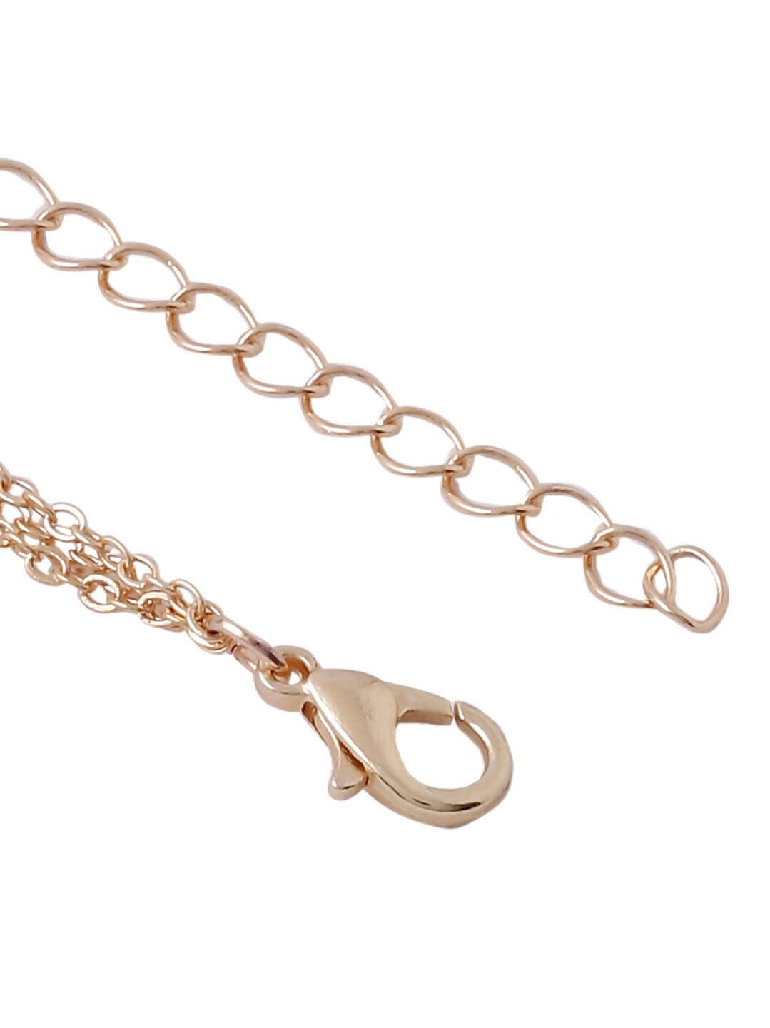 NVR Women's 3 Layered Gold-Plated Minimal Layered Necklace - Distacart